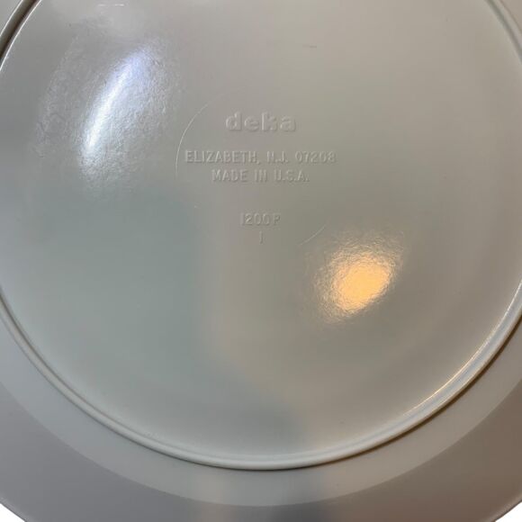 Vintage Rainbow Brite Melamine 8in Plate Hallmark 1983 Deka Made in USA - Picture 5 of 5